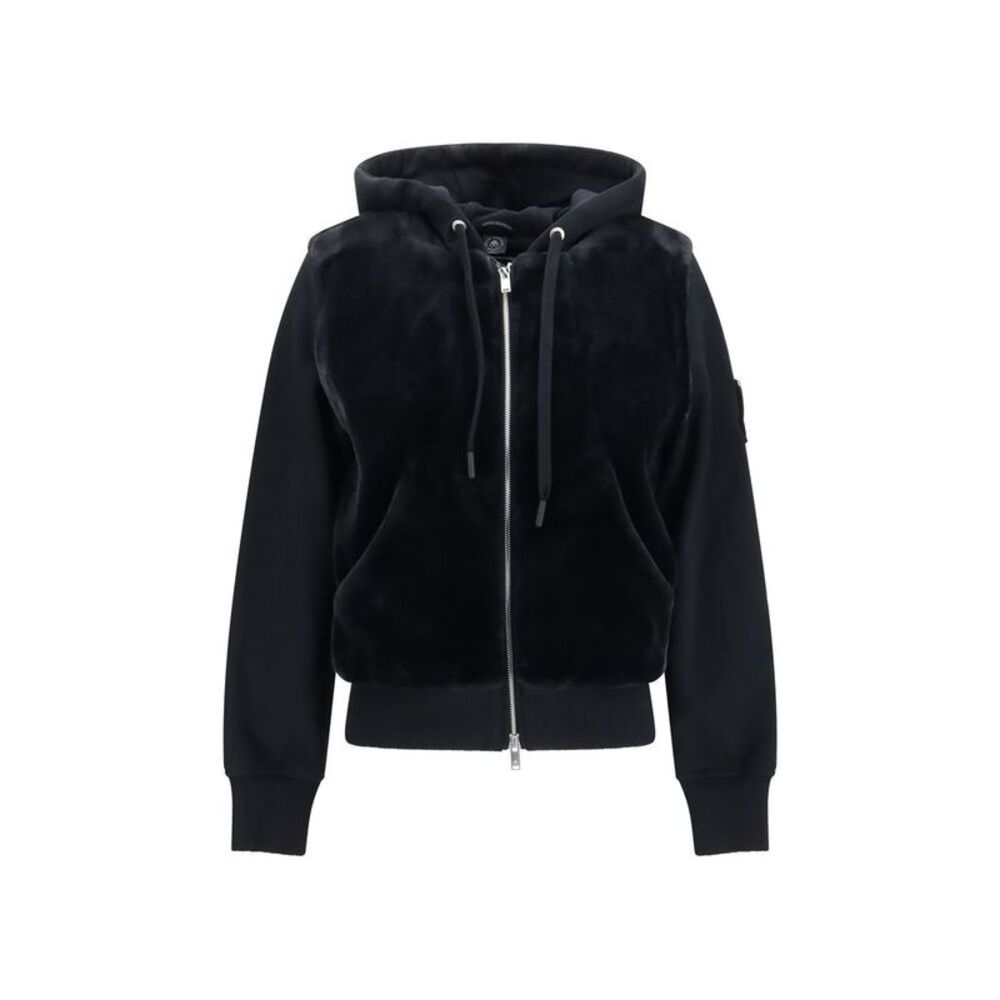 Moose Knuckles Black Cotton Women's Sweatshirt